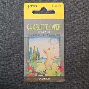 Yoto Audio Card Of Charlotte's Web As Read By Meryl Streep & Cast